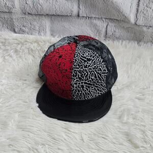 Air Jordan 8 Jumpman Black And Red Men 7 3/8  Fitted Cap